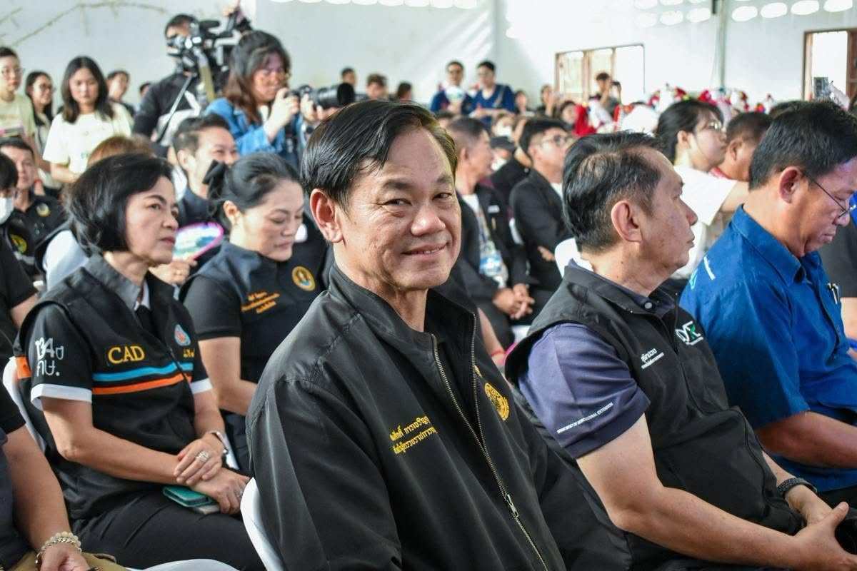 title - ส.ป.ก. ร่วมติดตามรองนายกรัฐมนตรีและรัฐมนตรีว่าการกระทรวงอุดมศึกษา วิทยาศาสตร์ วิจัยและนวัตกรรม (ศ.ดร.ยศชนัน วงศ์สวัสดิ์) พร้อมด้วยรัฐมนตรีช่วยว่าการกระทรวงเกษตรและสหกรณ์ (นางสาวปิยะรัฐชย์ ติยะไพรัช) ลงพื้นที่ ตรวจราชการใน อำเภอแม่จัน จังหวัดเชียงราย